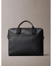 Calvin Klein - Embossed Monogram Commuter Bag - Lyst