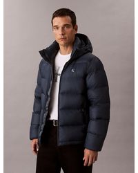 Calvin Klein - Hooded Down Puffer Jacket - Lyst