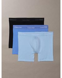 Calvin Klein - Pack de 3 bóxers sueltos largos - Icon Cotton Stretch - Lyst