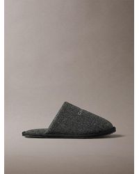 Calvin Klein - Felt Signature Hotel Slippers - Lyst