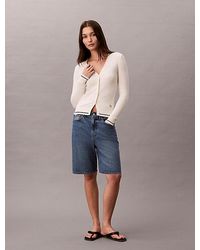 Calvin Klein - Jeans Slim Cable Knit Cardigan - Lyst