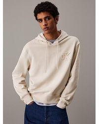 Calvin Klein - Sudadera con capucha y aplique con logo - Lyst