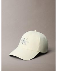 Calvin Klein - Embroidered Monogram Logo Twill Cap - Lyst