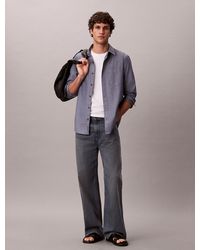 Calvin Klein - Cotton Poplin Classic Button-Down Shirt - Lyst