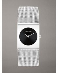 Calvin Klein - Geometric Mesh Bracelet Watch - Lyst