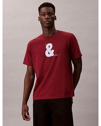 Calvin Klein - Lässiges T-Shirt Mit Grafik - Lyst
