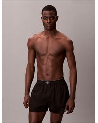 Calvin Klein - Monogram Logo Slim Boxer - Lyst
