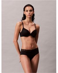 Calvin Klein - Lightly Lined Full Coverage Bra Perfectly Fit Lace - Lyst
