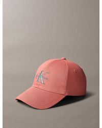 Calvin Klein - Embroidered Monogram Logo Twill Cap - Lyst