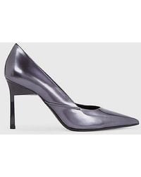 Calvin Klein - Zapatos de salón con tacón de aguja de piel - Lyst