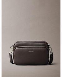 Calvin Klein - Logo Pebbled Crossbody Camera Bag - Lyst