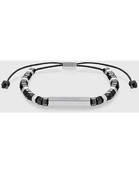 Calvin Klein - Adjustable Beaded Bracelet - Lyst