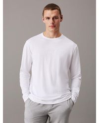 Calvin Klein - Long Sleeve Lounge T-Shirt - Lyst