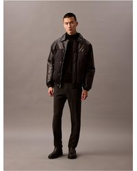 Calvin Klein - Stretch Twill Slim Fit Pants - Lyst