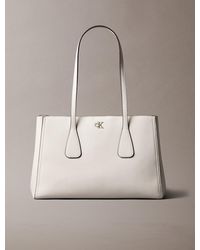 Calvin Klein - Monogram Logo Business Tote Bag - Lyst