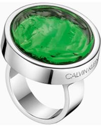 Calvin Klein Anillo - Charisma - Verde
