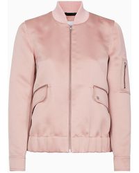 Calvin Klein Cazadora bomber de sat�n - Rosa