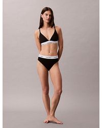 Calvin Klein - High Waist Bikini Briefs Icon Cotton Modal - Lyst