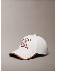 Calvin Klein - Uv Twill Bouclé Logo Adjustable Cap - Lyst