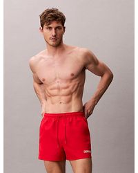 Calvin Klein - Short Drawstring Swim Shorts Intense Power - Lyst