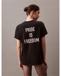 Calvin Klein - Pride Is Freedom Logo T-shirt - Lyst