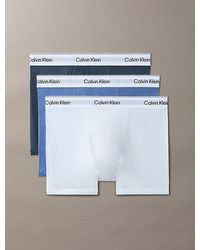 Calvin Klein - 3 Pack Relaxed Trunks Icon Cotton Stretch - Lyst