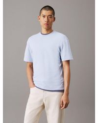 Calvin Klein - T-Shirt Relaxed En Interlock De Coton - Lyst