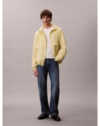 Calvin Klein - Lightweight Heathered Nylon Windbreaker Jacket - Lyst