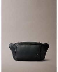 Calvin Klein - Pebbled Logo Strap Bum Bag - Lyst