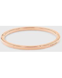 Calvin Klein - Geometrisches Armband Mit Scharnier - Lyst