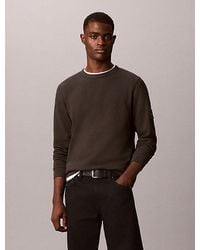 Calvin Klein - Jeans Long Sleeve Waffle T-Shirt - Lyst