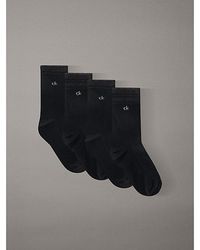 Calvin Klein - 4 Pack Metallic Stripe Crew Socks Gift Set - Lyst