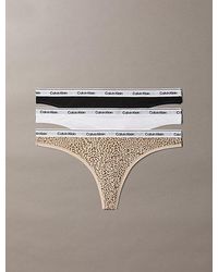 Calvin Klein - 3-Pack Strings - Lyst