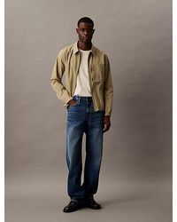 Calvin Klein - Relaxed Overhemdjack Van Katoen-Nylon - Lyst