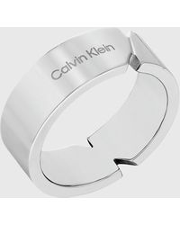 Calvin Klein - Asymmetric Cut-Out Ring - Lyst