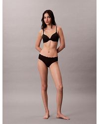 Calvin Klein - Hipster Panty Micro Stretch With Lace - Lyst