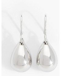 Calvin Klein - Earrings - Sculptured Drops - - Silver - Women - One Size - Lyst