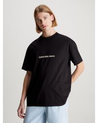 Calvin Klein - Relaxed Back Logo T-shirt - Lyst
