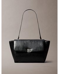 Calvin Klein - Padded Emblem Hardware Laptop Satchel - Lyst
