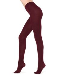Calzedonia Thermal Super Opaque Tights - Red