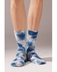 Calzedonia - Tie Dye Short Sport Socks - Lyst