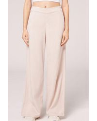 Calzedonia - Linen Palazzo Leggings With Pockets - Lyst