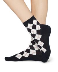 Calzedonia Patterned Short Socks - Blue