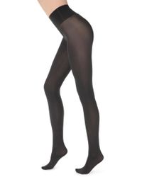 Calzedonia 50-denier Opaque Seamless Invisible Tights - Gray