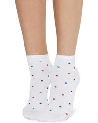 Calzedonia Fancy Glitter Socks - White