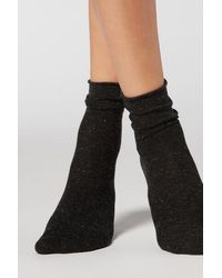 Calzedonia - Short Socks With Cashmere - Lyst