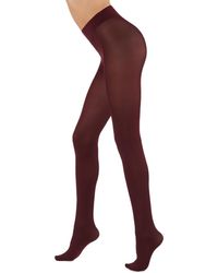 Calzedonia 50 Denier Total Comfort Silky Touch Tights - Red
