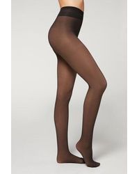 Calzedonia - Sheer Effect Thermal Tights - Lyst