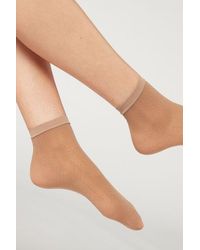 Calzedonia - Diamond Pattern Eco Ankle Socks - Lyst