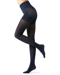 Calzedonia 50 Denier Total Shaper Tights - Blue
